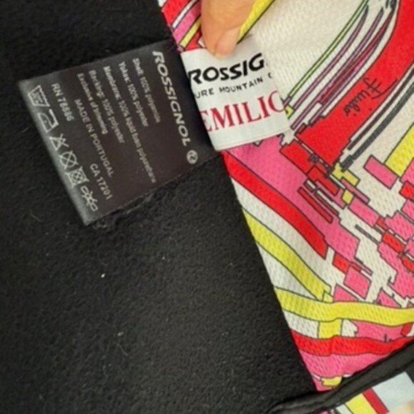 Emilio Pucci x Rossignol Pink Multicolor Ski Jacket Size 1 Small - Picture 8 of 10